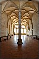 Abbaye Cistercienne de Noirlac (Cher) le réfectoire  CANON 5D + fisheye EF 15mm F/D 2,8