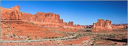 Park Avenue en vue panoramique - Arches National Park (CANON 5D + EF 50mm)