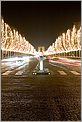 Avenue des Champs Elysée la nuit (CANON 20D + EF 17-40 L)