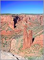 Spyder Rock en vue panoramique - Canyon de Chelly - Arizona USA  (CANON 5D + EF 50mm)