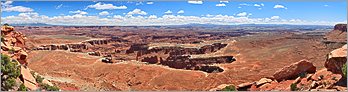 Canyonlands NP - Grand View Point en vue panoramique  (CANON 5D + EF 50mm)