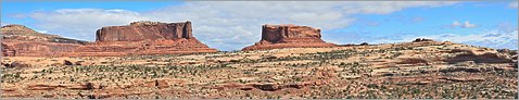 Canyonlands National Park en vue panoramique  (CANON 5D + EF 100 macro)