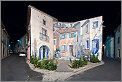 Peinture murale en trompe l'oeil à Capestang (34310 Hérault) - Canon 5D mark II + TS-E 17mm F4 L