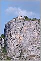 Chapelle Notre Dame du Roc surplombant le village de Castellane (CANON 10D + EF 100-400 L)