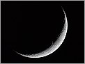 Croissant de Lune au 3eme jour de la lunaison CANON D60 + MTO 1000mm