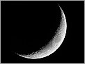 Croissant de Lune au 4eme jour de la lunaison CANON D60 + MTO 1000mm