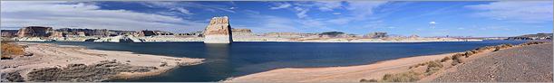 Wahweap Bay à Lake Powell - Glen CanyonOuest USA (CANON 5D + EF 50mm F1,4)