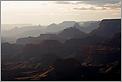 Grand Canyon NP - Moran Point au coucher du Soleil en contre jour (CANON 5D + EF 100 macro)