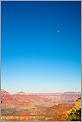 Grand Canyon NP - Yavapai Point avec la Lune (CANON 5D + EF 50mm)