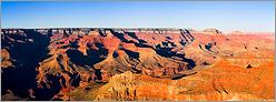 Grand Canyon NP - Yavapai Point en vue panoramique au soir (CANON 5D + EF 50 mm)