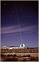 Tir au laser depuis l'observatoire du CERGA