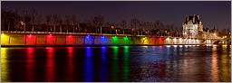 La Seine & le quai des Tuilerie en vue panoramique (CANON 20D + EF 17-40 L)